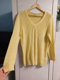 Żółty sweterek damski Gina Laura L 40