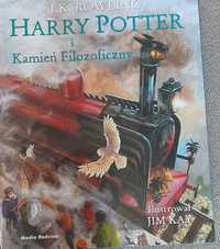 książka dla dzieci pt. "Harry Potter i kamień filozoficzny"
