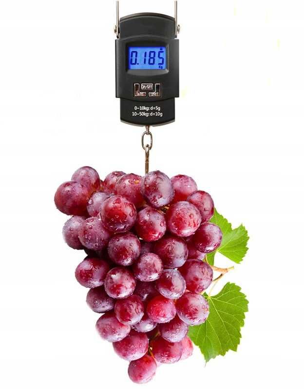 WAGA HAKOWA Bagażowa Podróżna Wędkarska  LCD 50 KG