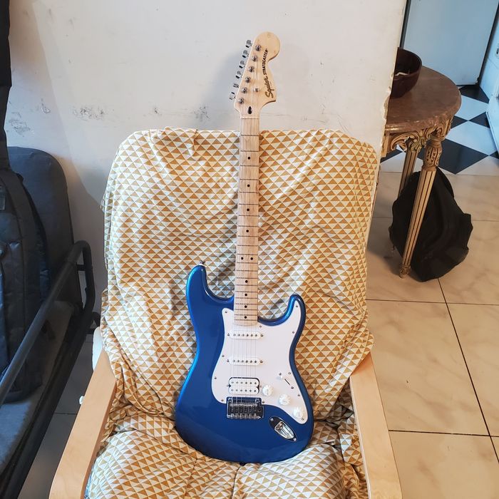 squier stratocaster guitar