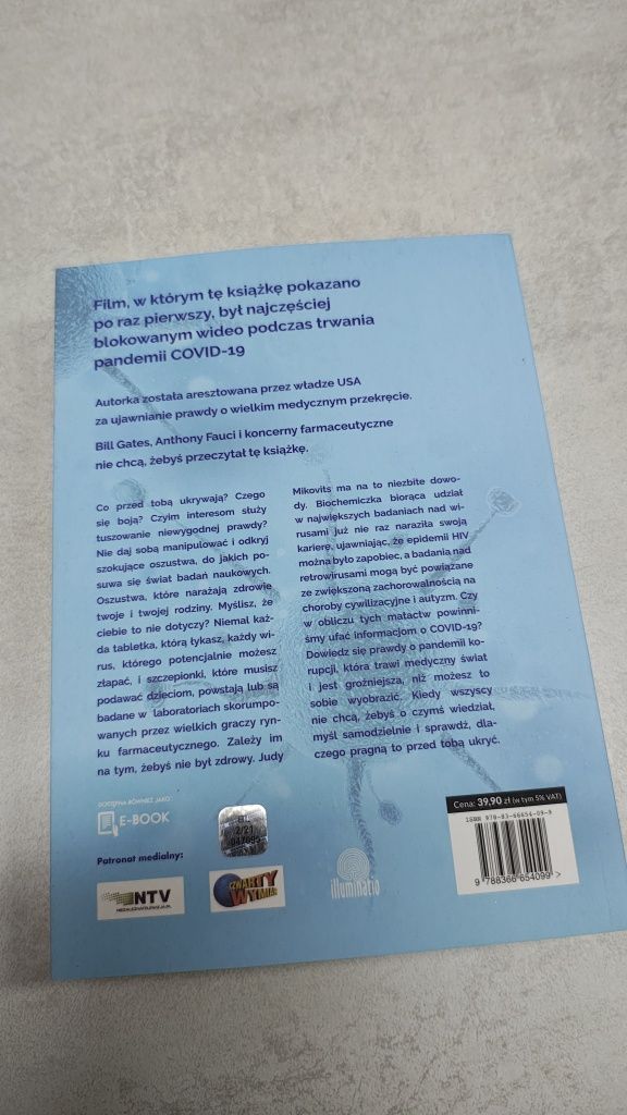 Pandemia kłamstw. Judy Mikovits, Kent Heckenlively