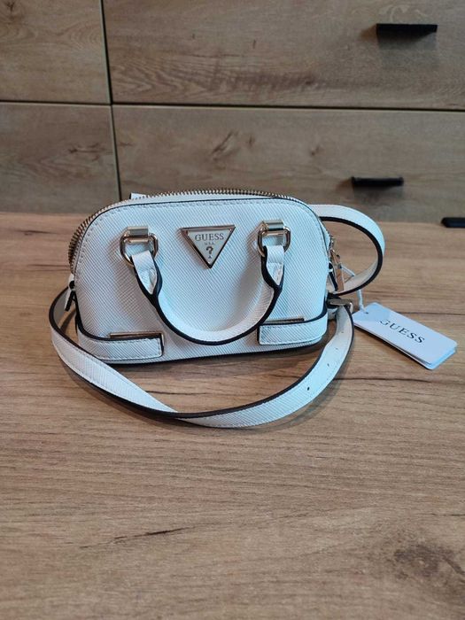 Torebka biała Matilde Mini Guess