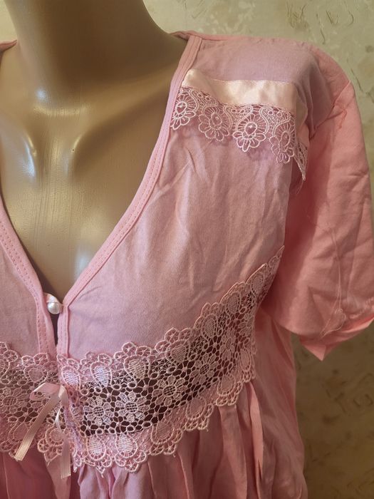 Ночнушка великого розміру нічна сорочка 100% бавовна