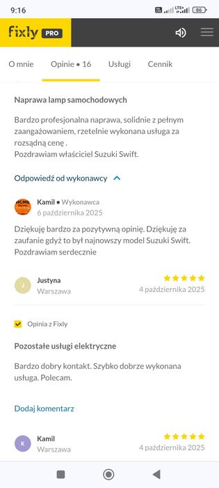 ELEKTRYK SAMOCHODOWY Kasowanie błędów Dojazd 24/7 Dzwoń Warszawa
