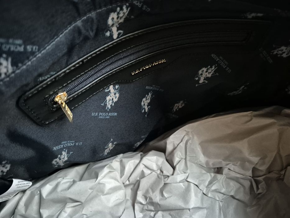Torebka Damska Shopper Bag US Polo ASSN Czarna