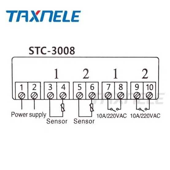 Терморегулятор STC-3008-два датчика температури.STC-3028-темп.+волога