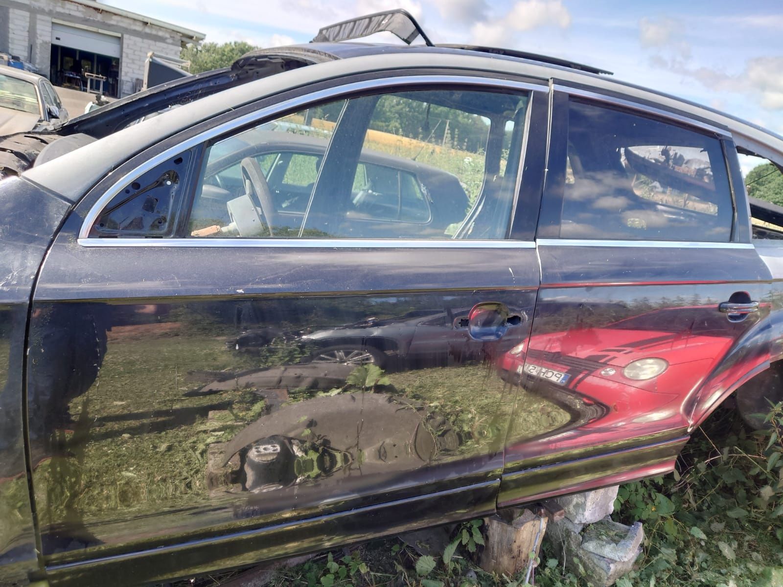Karoseria drzwi klapa lusterko audi q7 lift