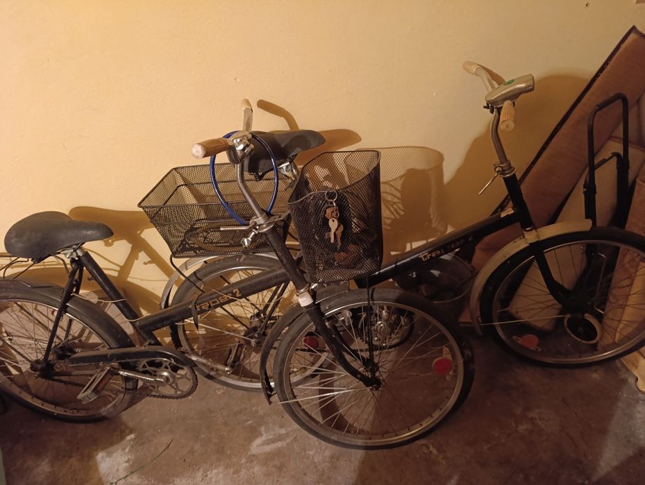 Rower traper 2 dwie sztuki PRL klasyk zabytek