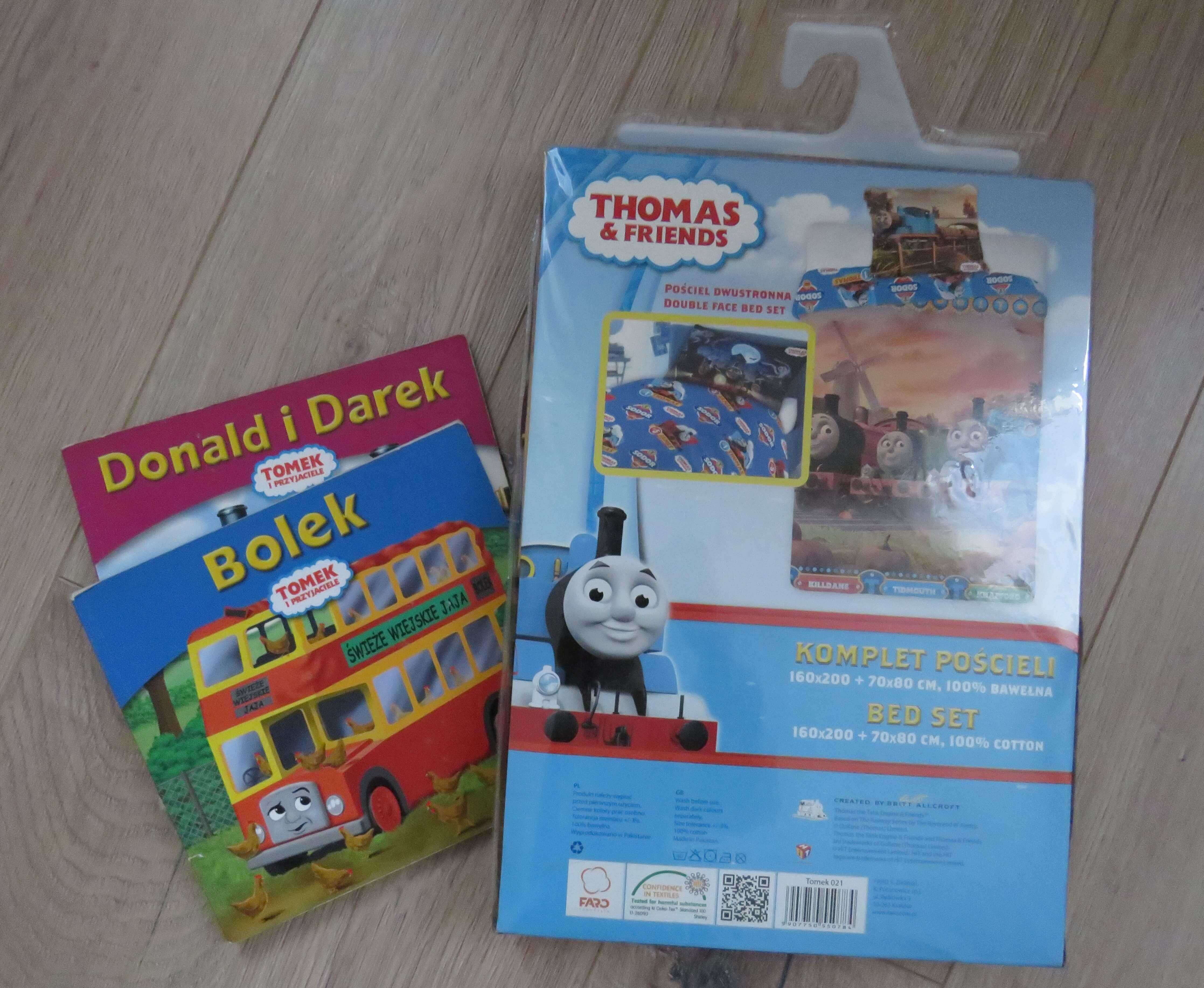 Pościel dla dzieci Tomek i przyjaciele + 2 książeczki