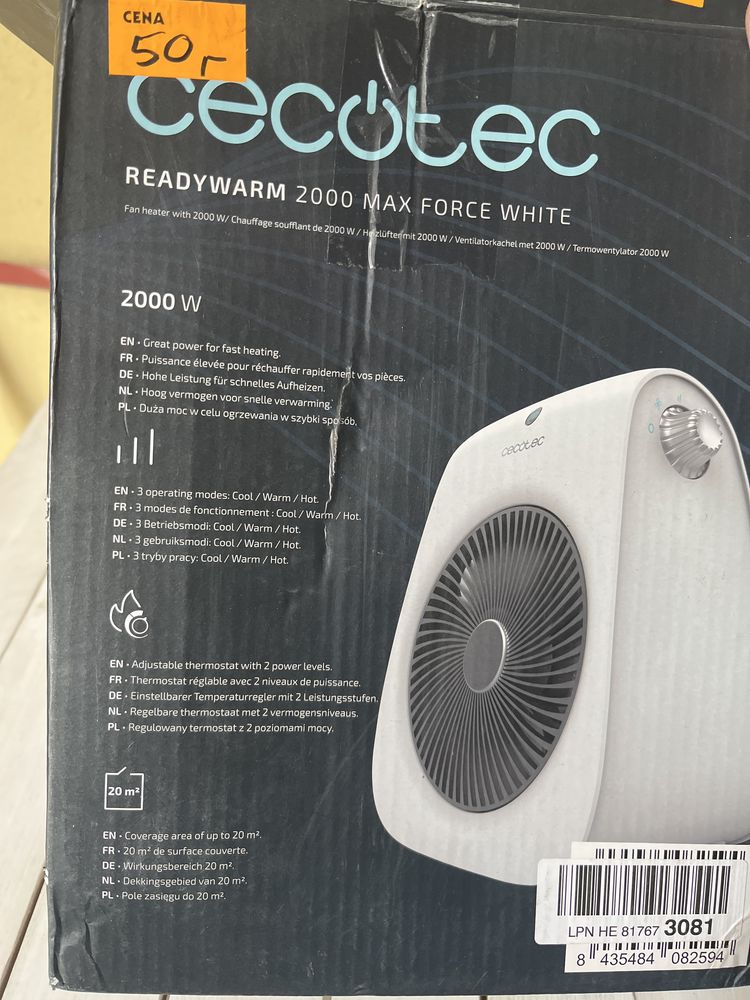 Termowentylator cecotec 2000w