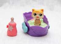 LPS Littlest Pet Shop kotek pijący mleczko na baterie