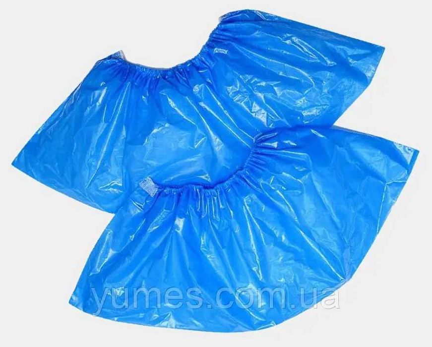 Одноразові бахіли 40х14 см 4 г (100 шт/пач)