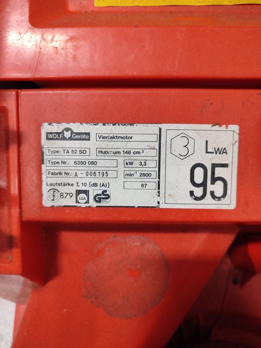 Kosiarka Wolf Gerate