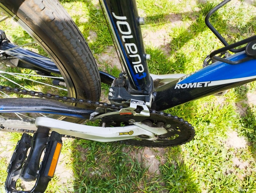 Rower MTB Romet  osprzęt Deore i Alivio, Suntour XCR