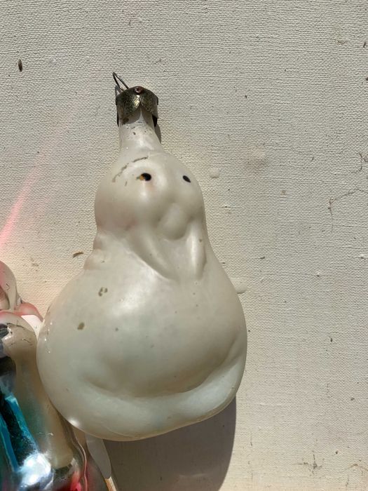 Елочные игрушки СССР самолет звезда шар тюлень