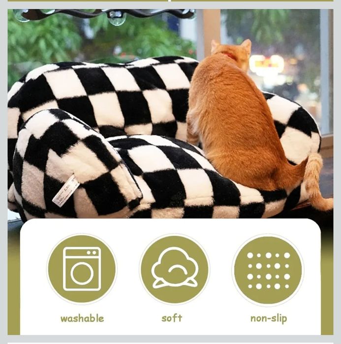 EZOPII Pet Couch Legowisko Sofa-łóżko dla kota
