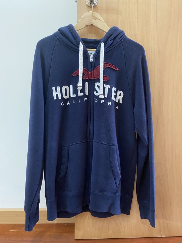 Casaco azul Hollister