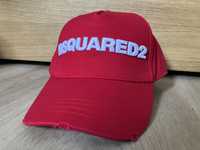 Dsquared2 luksusowa czapka z daszkiem RED Nowa
