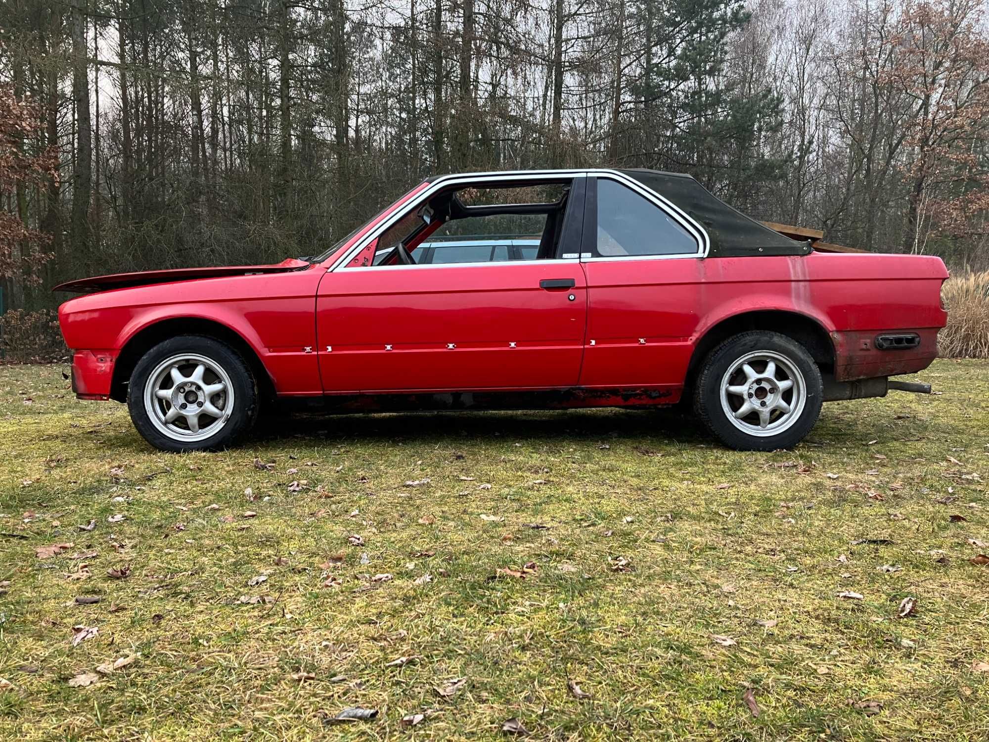 Idealne Drzwi Lewe Kierowcy BMW e30 Coupe Baur Zinnoberrot