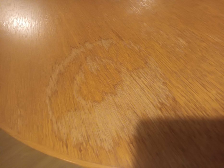 STÓŁ drewniany owalny rozkładany (150cm + 50 cm)