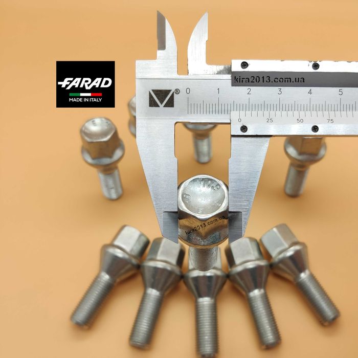 Болты колесные М12х1,25 для FIAT Фиат, Citroen Peugeot Пежо Jeep Джип