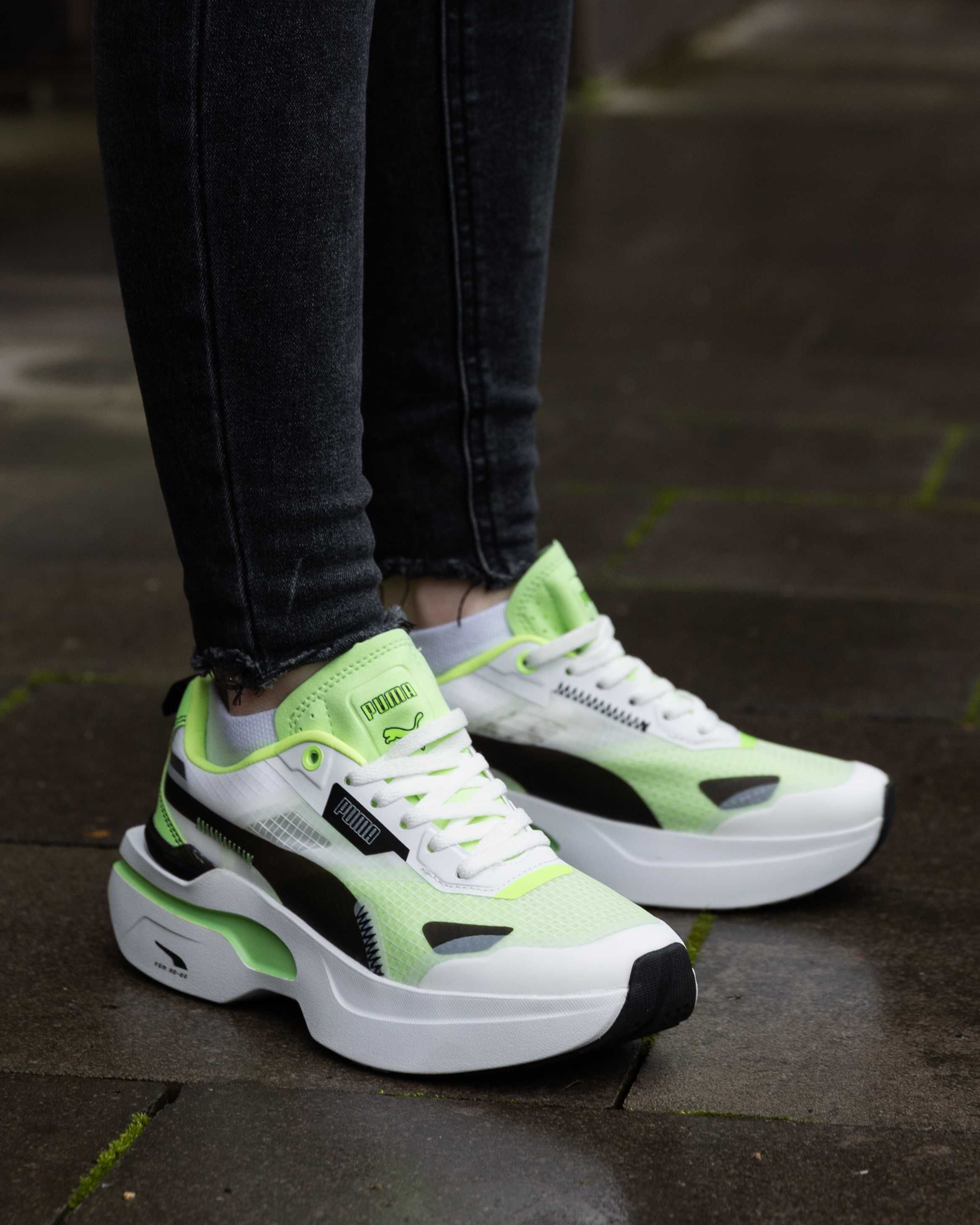 Женские кроссовки Пума Космо Puma Kosmo Rider Light Green