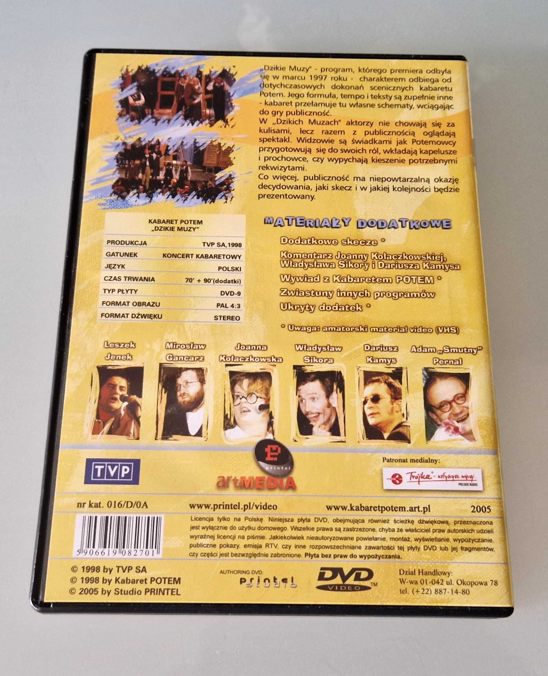 Płyta DVD / Kabaret POTEM - Dzikie muzy