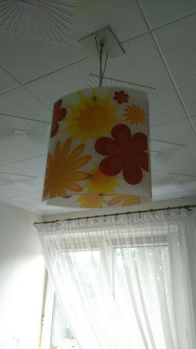 Żyrandol lampa sufitowa wisząca + kinkiet dla dziewczynki