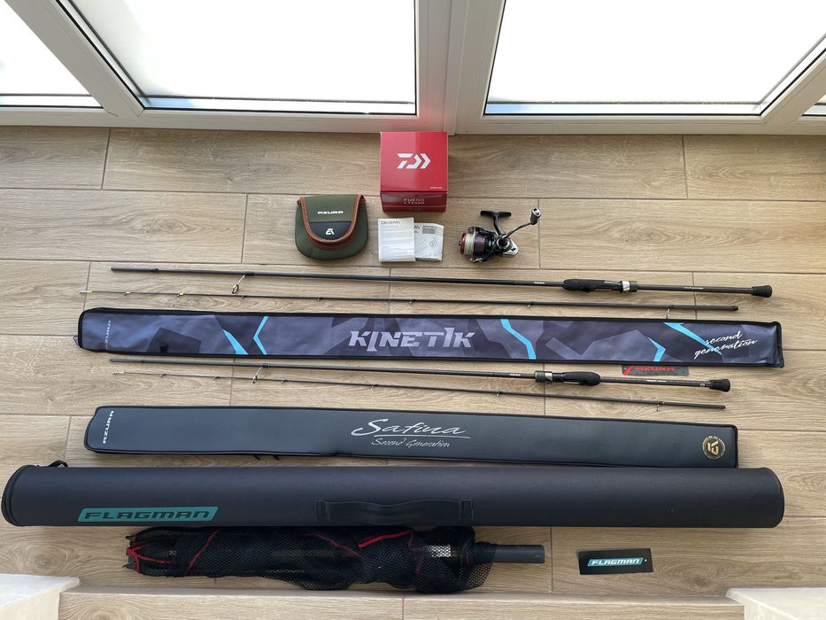Продам комплек для ловлі хижака! Azura, Daiwa, Flagman.