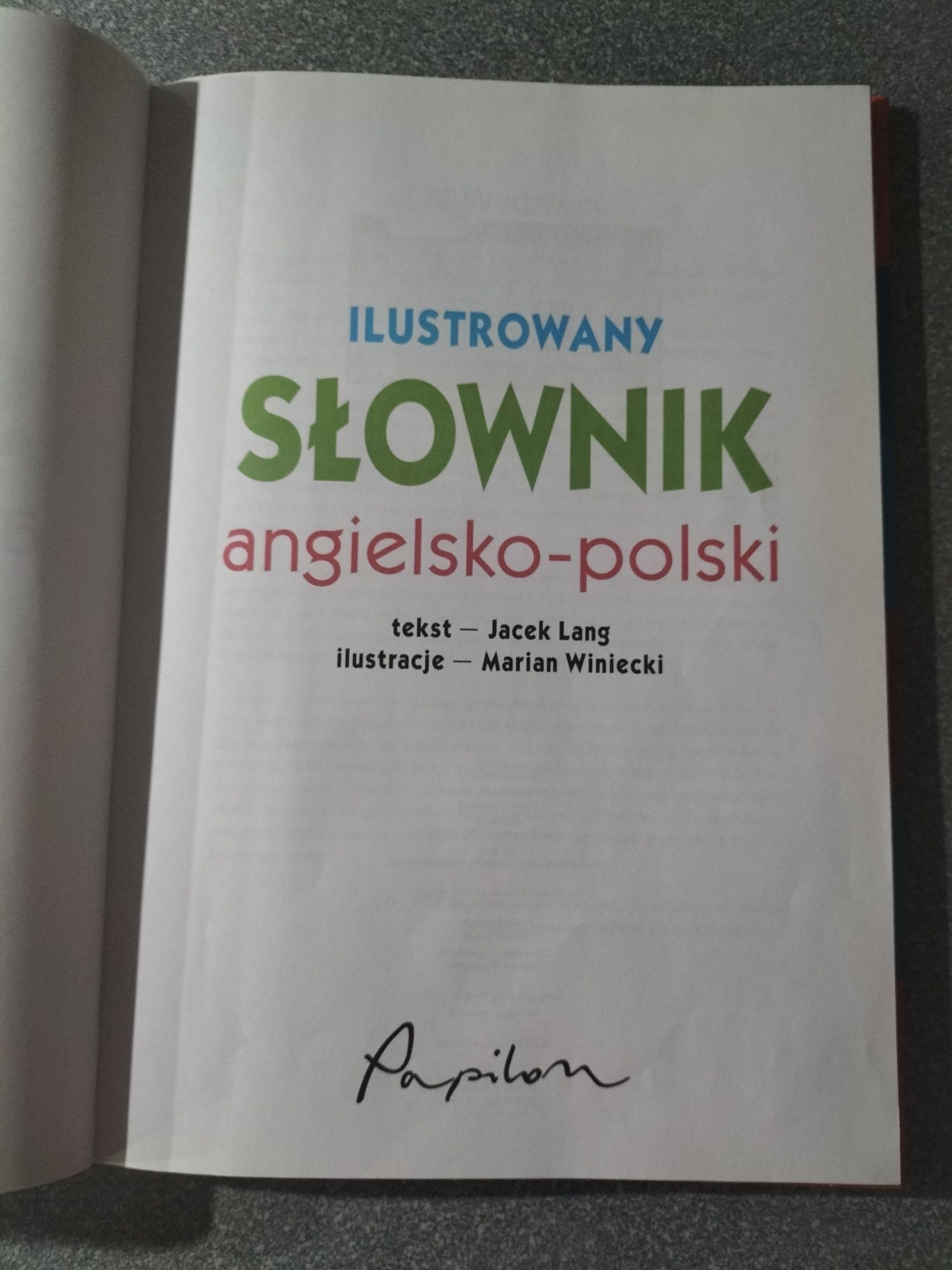 Ilustrowany słownik angielsko-polski