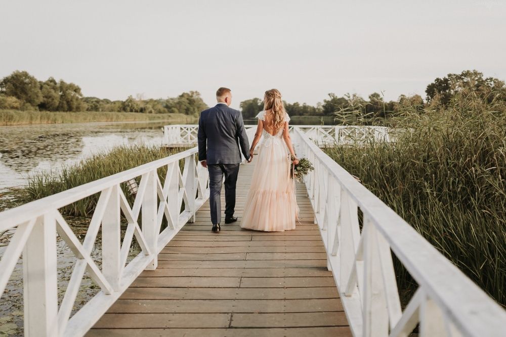 Suknia ślubna boho romantyczna sukienka na ślub