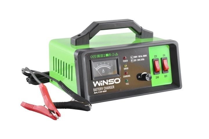 Зарядний пристрій для акумуляторів Winso (139400) 12-24V 15A