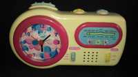 Rádio/ relógio da Barbie dos anos 90