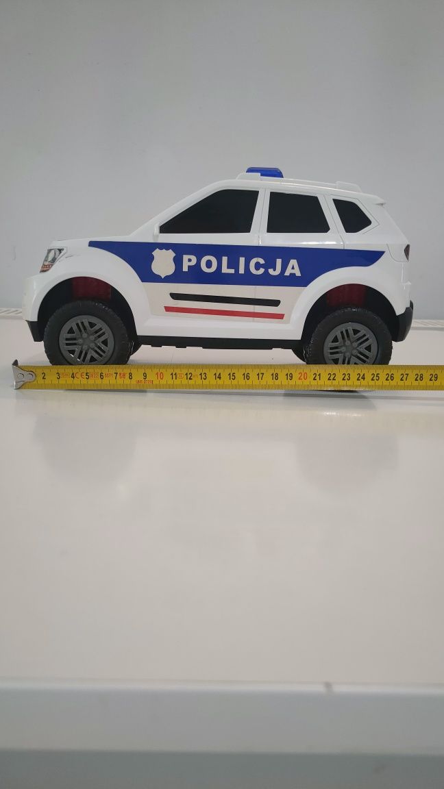 Zabawka radiowóz, policja, 28cm, światło i sygnały dźwiękowe.