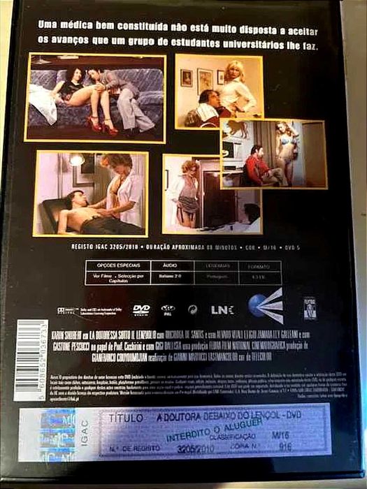 João Broncas (Álvaro Vitali) DVD A Doutora debaixo do Lençol
