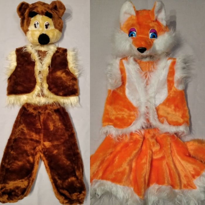 Прокат лише по м.Рівне костюми жаба лисичка білочка весна