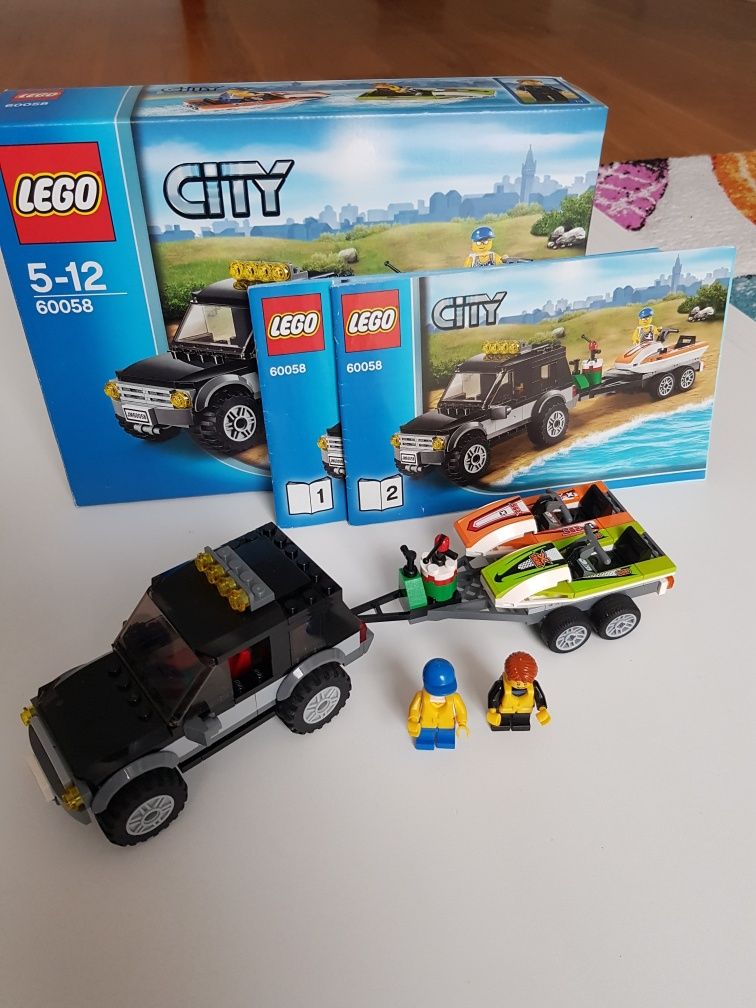 Klocki LEGO City 60058 terenówka ze skuterami