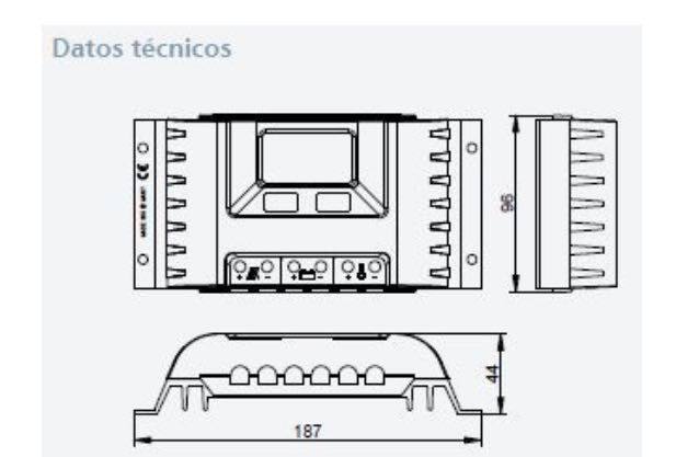Controlador solar STECA 2020