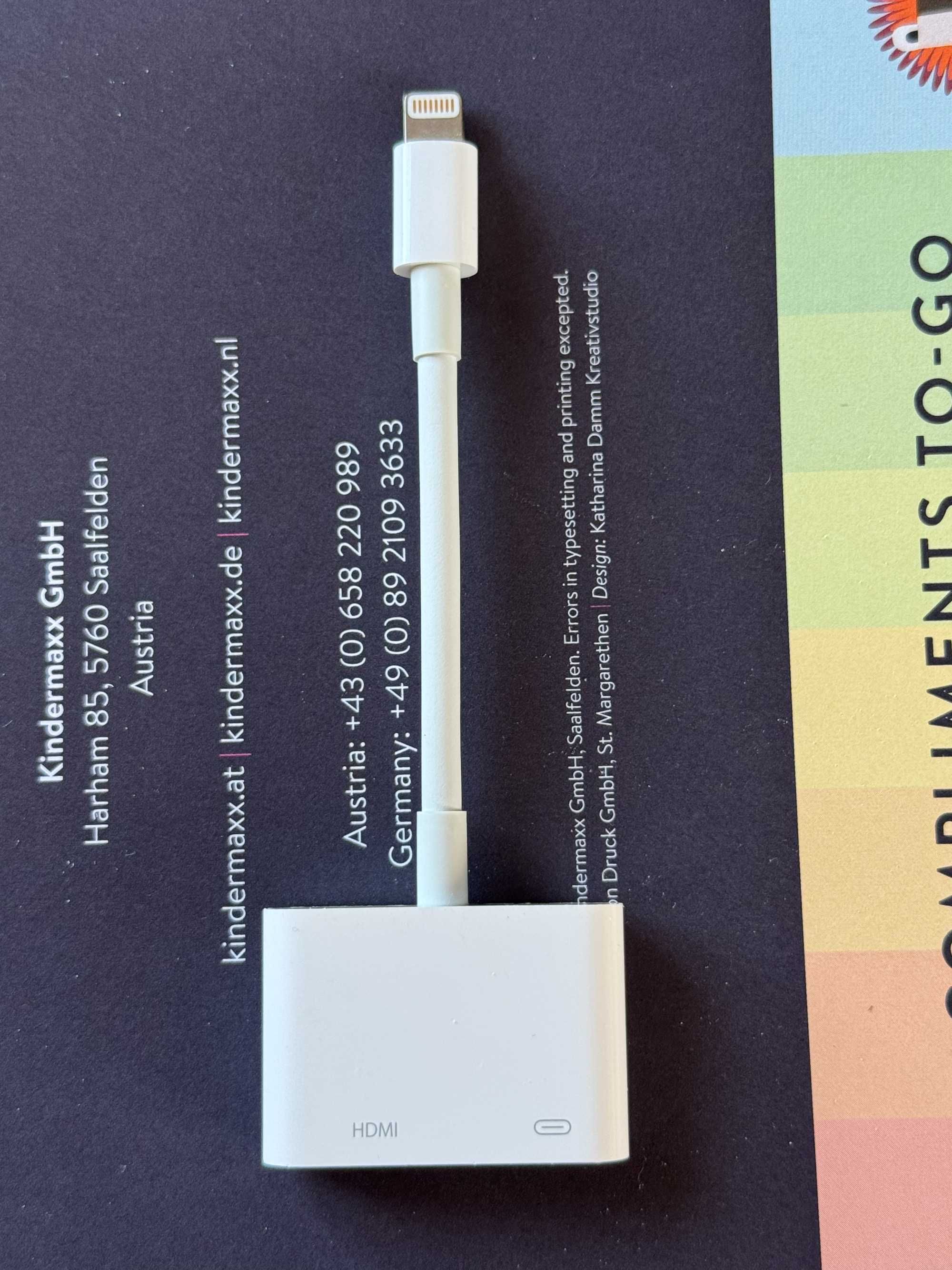 Lightning To Hdmi Digital Av Adapter