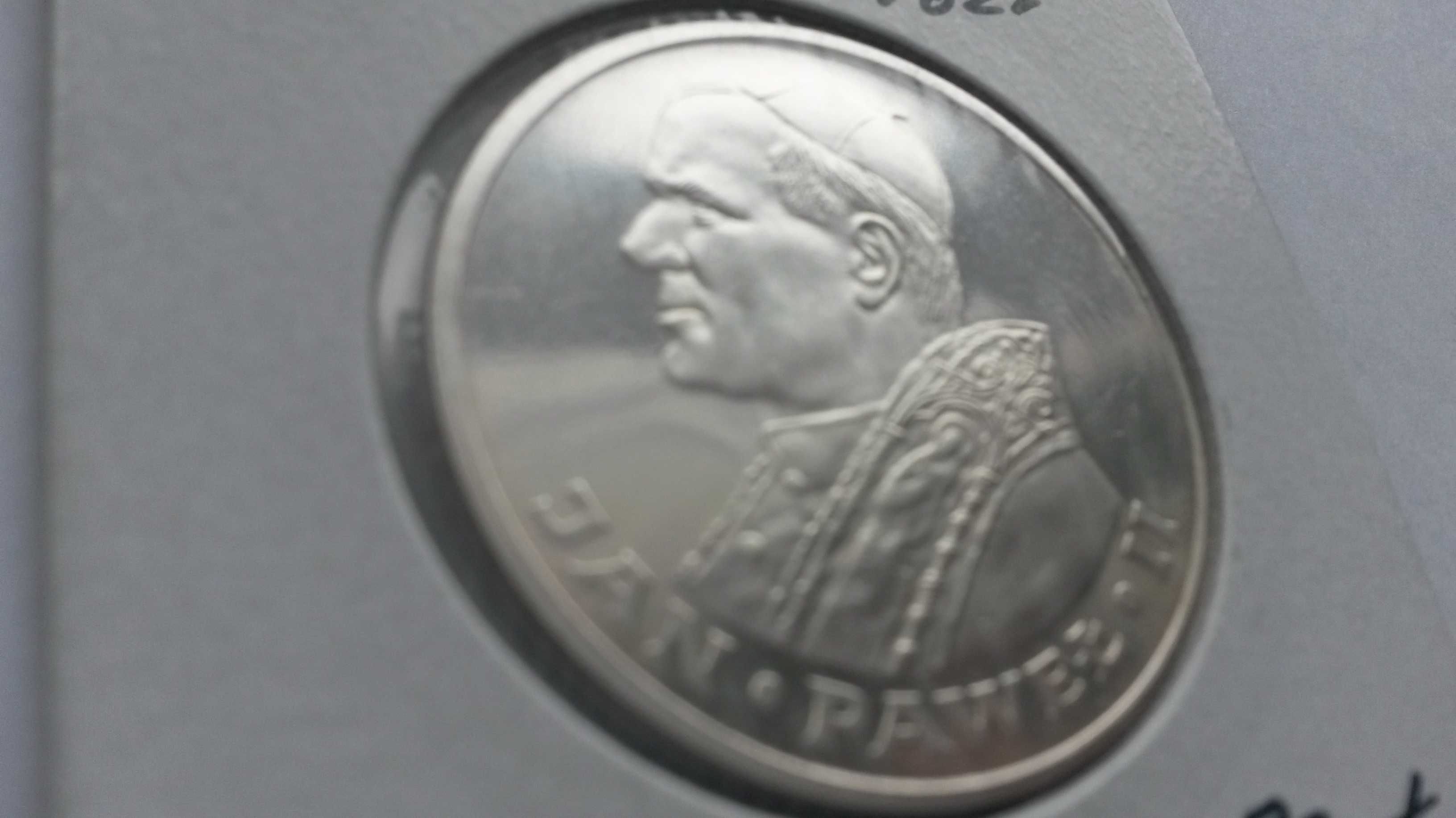 Moneta kolekcjonerska 1000 zł srebrna lustrzanka Jan Paweł II 1982 r.