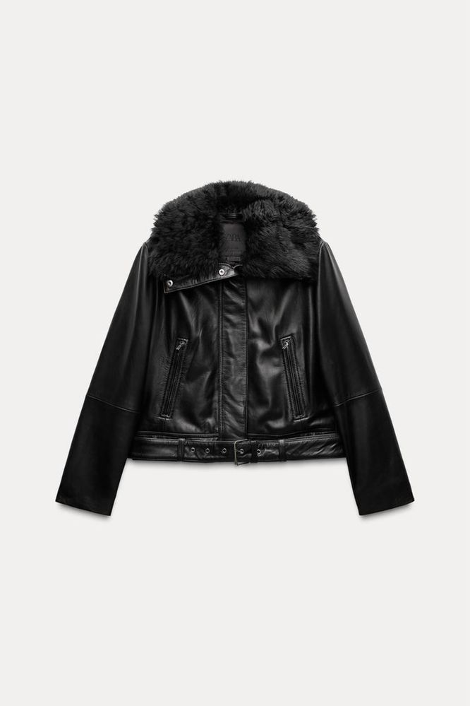 Шкіряна куртка Zara