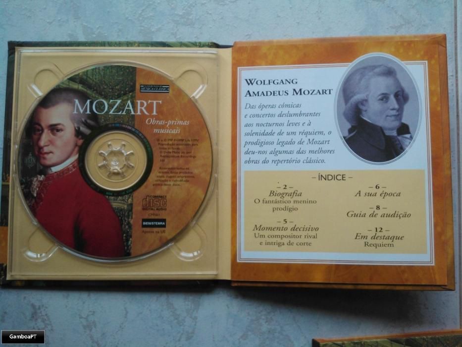CD Mozart - Obras-Primas Musicais