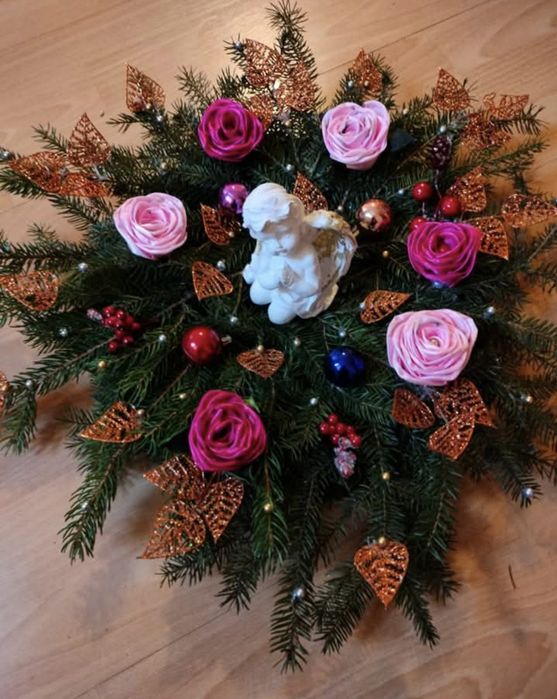 Stroiki na cmentarz (do każdego stroika znicz gratis)świątecze,