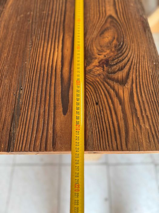 Stół stare drewno – ręczna robota, unikatowy klimat japandi rustykalny