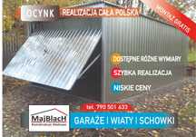 Tani Garaż Blaszany ocynkowany Blaszak Ocynk Garaże Blaszane-Maj-Blach