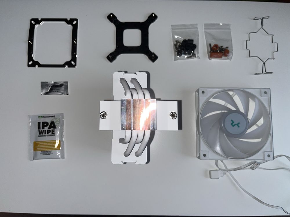Chłodzenie CPU Deepcool AG400 WH ARGB