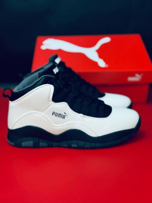 Зимние кожаные кросовки Пума / зимові кросівки Puma / крсавки Пума