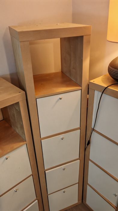 Zestaw IKEA Kallax, Szafka, regał, komoda, witryna ( BEZ SŁUPKA)