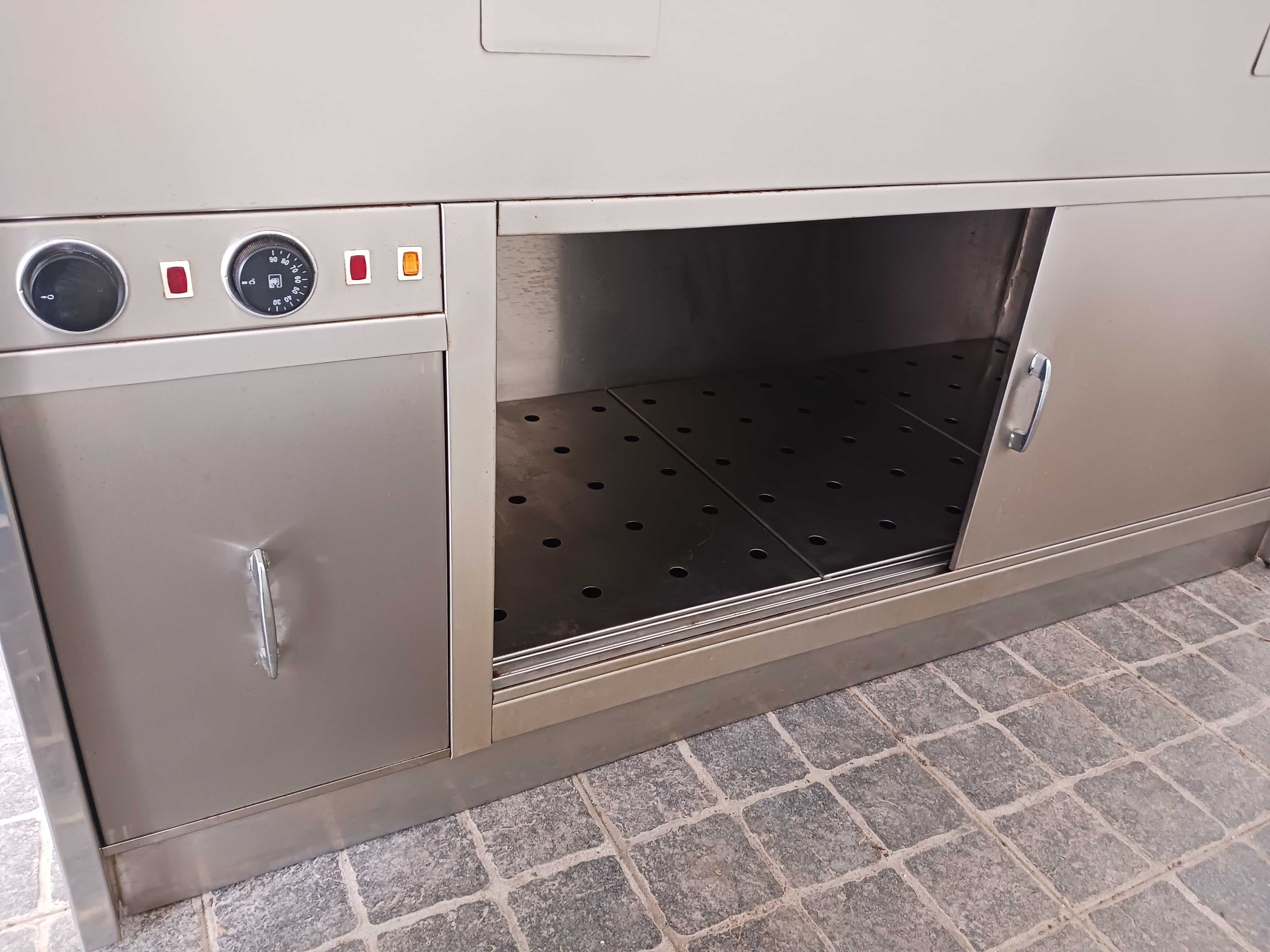 ACM1509 - Self Service em Inox com Banho Maria e Refrigeração - Usado
