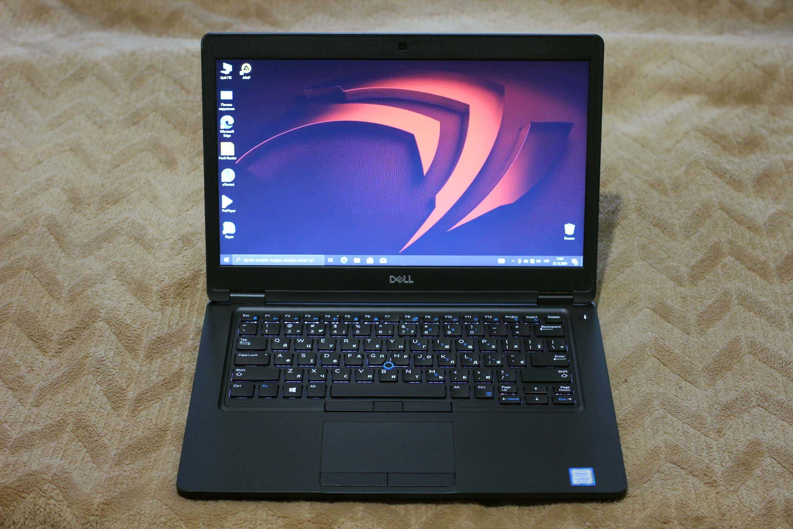 Ноутбук Dell 5490/ Core i7-8665 8x!/8GB/SSD256GB/Видео 2GB/АКБ 4ч/14.1